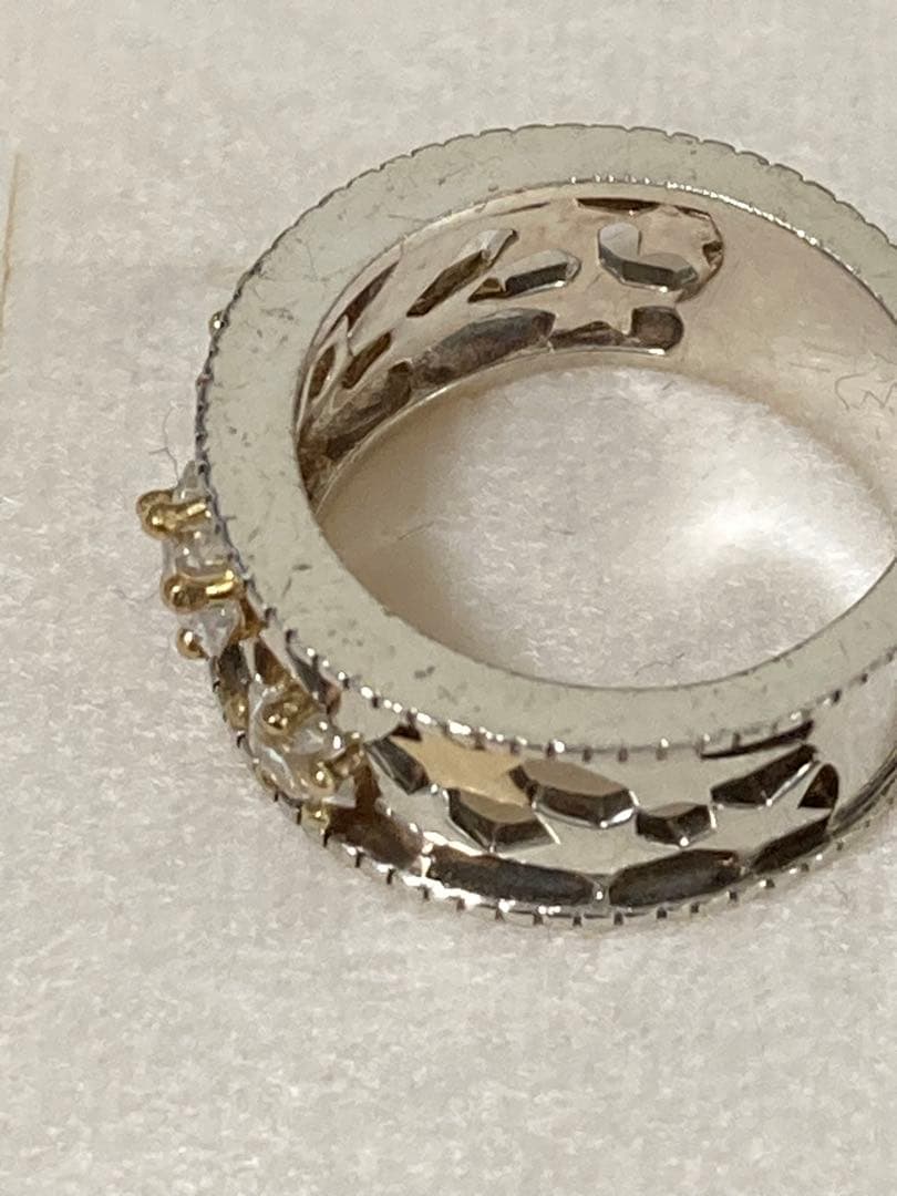 スタージュエリー　k18 925 シルバーリング