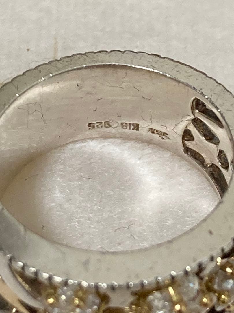 スタージュエリー　k18 925 シルバーリング