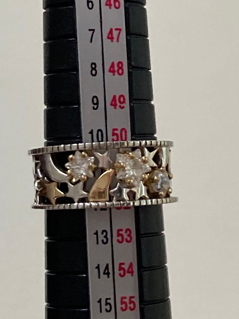 スタージュエリー　k18 925 シルバーリング