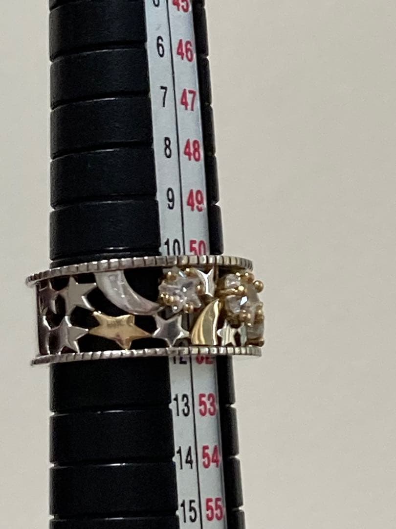 スタージュエリー　k18 925 シルバーリング