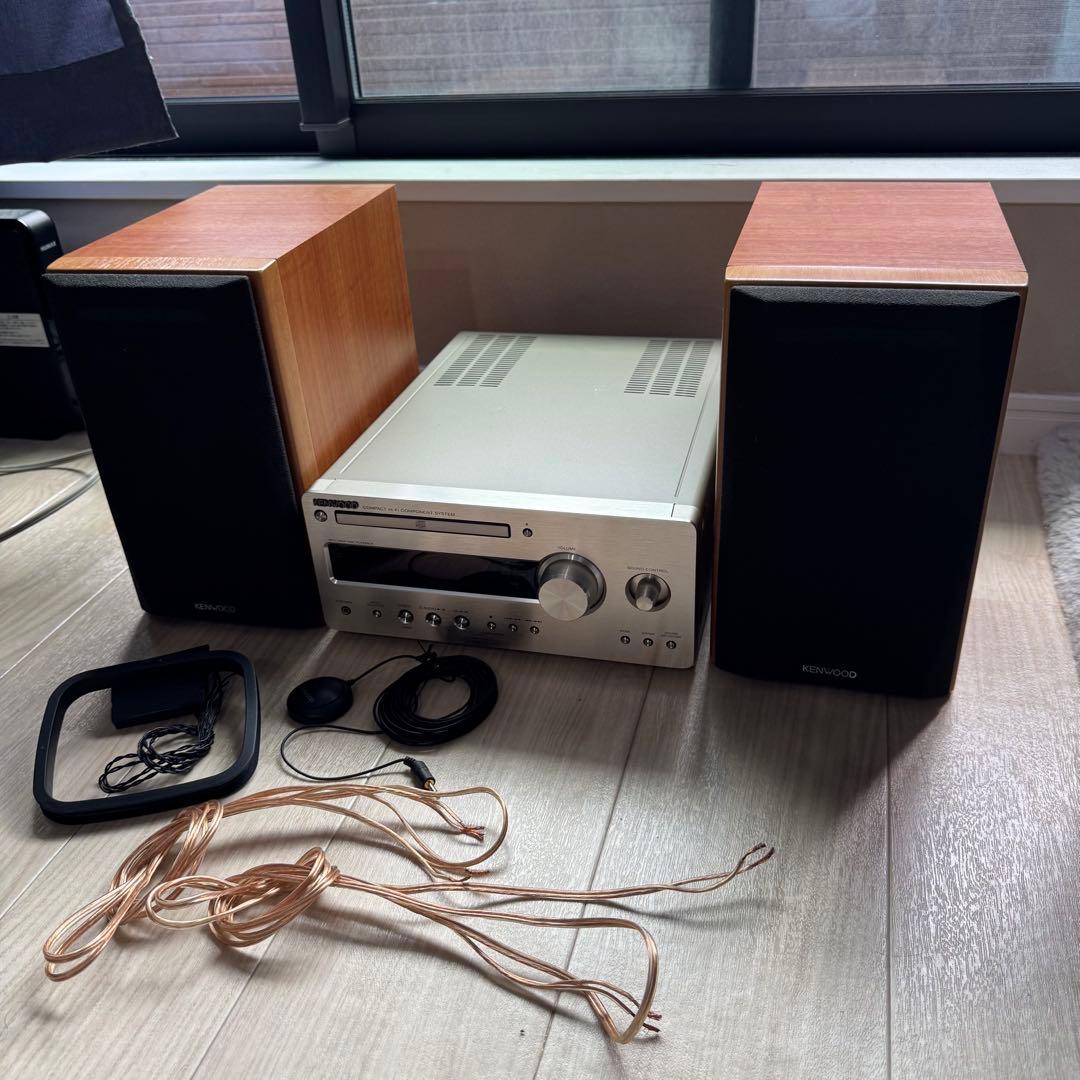 【動作品】KENWOOD R-K711 LS-K711 ミニコンポ 2009年製