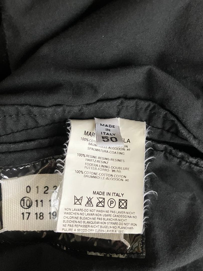 martin margiela オイルドコットンジャケット size:50