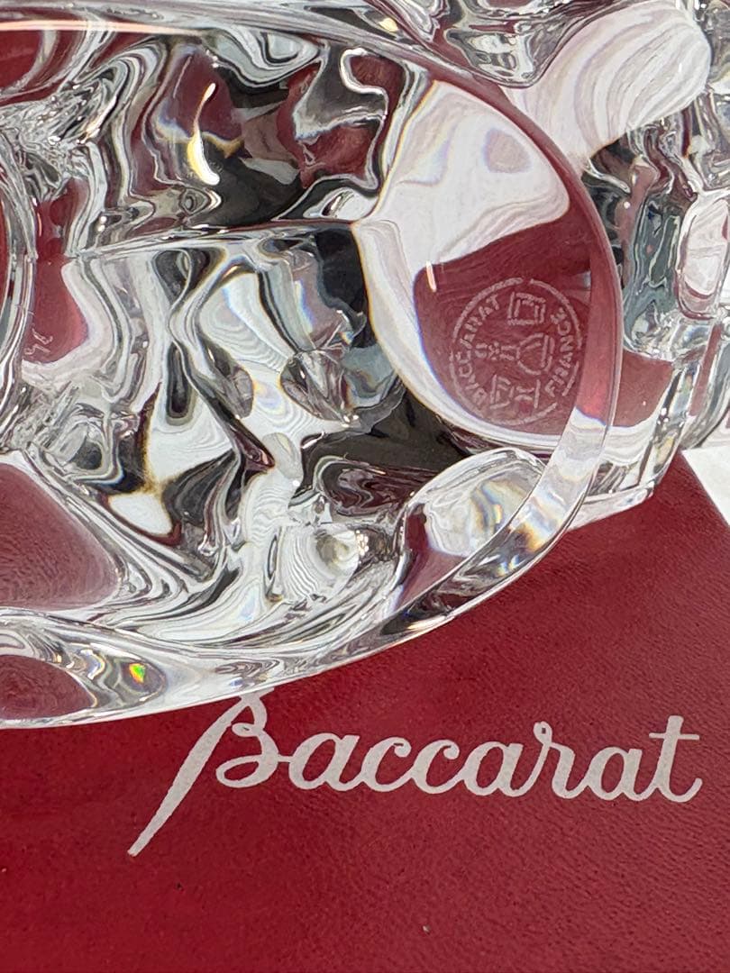 美品 Baccarat バカラ ノエル スレーディング ベア クリスタル