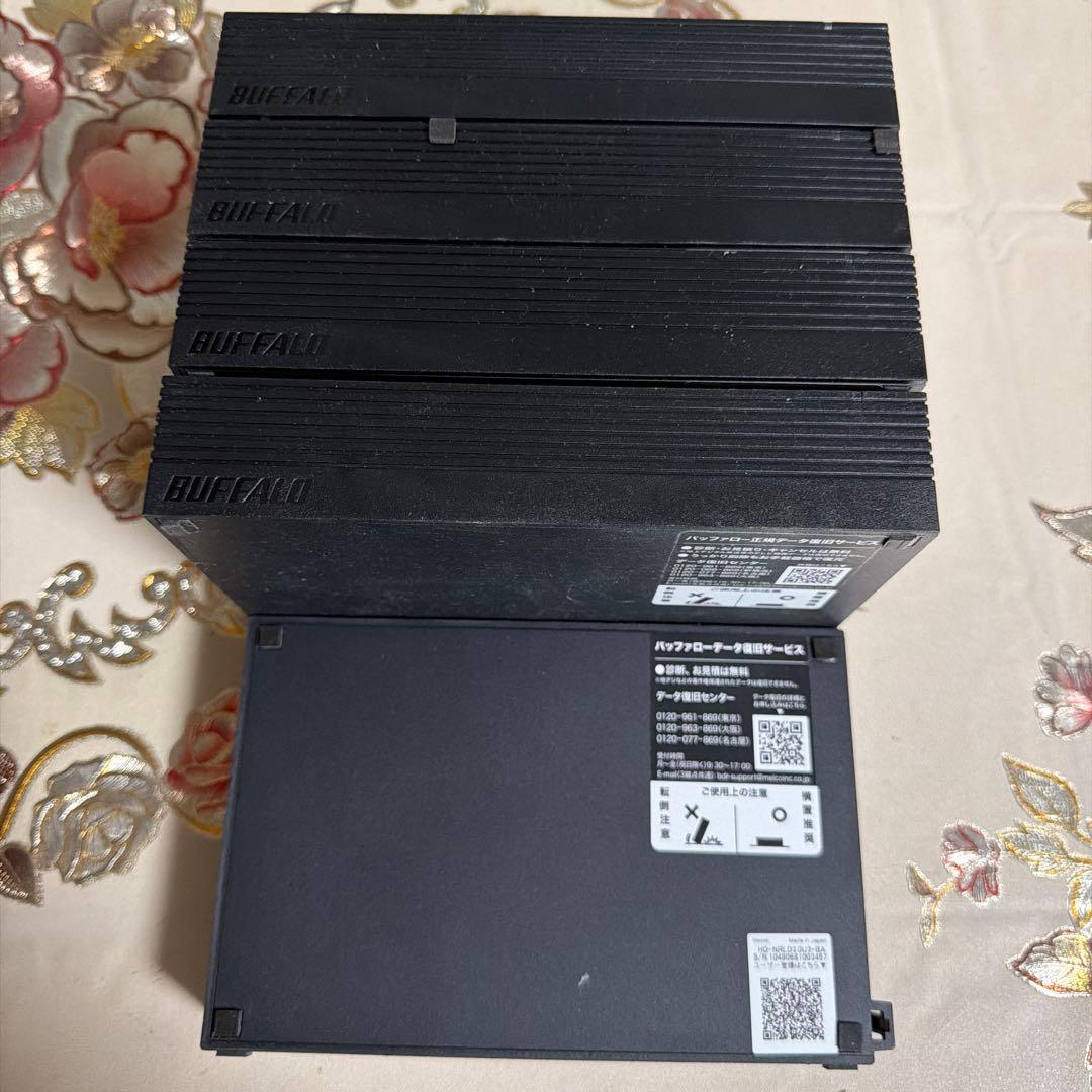 BUFFALO HD-AD3.0U3-B 外付けHDDケース 5台セット