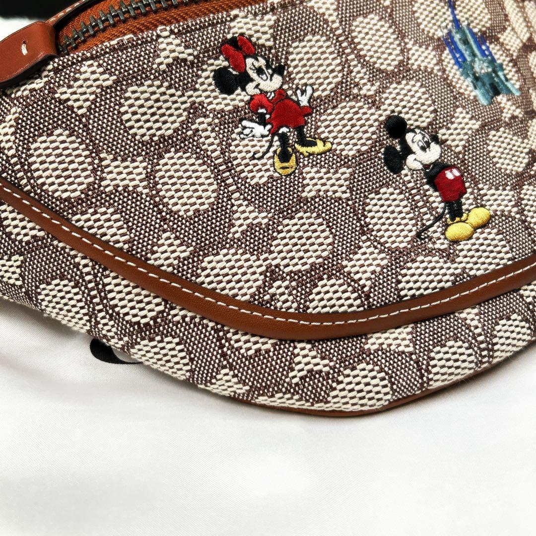 COACH ディズニー ボディバッグ C8491 シグネチャー ミッキーマウス