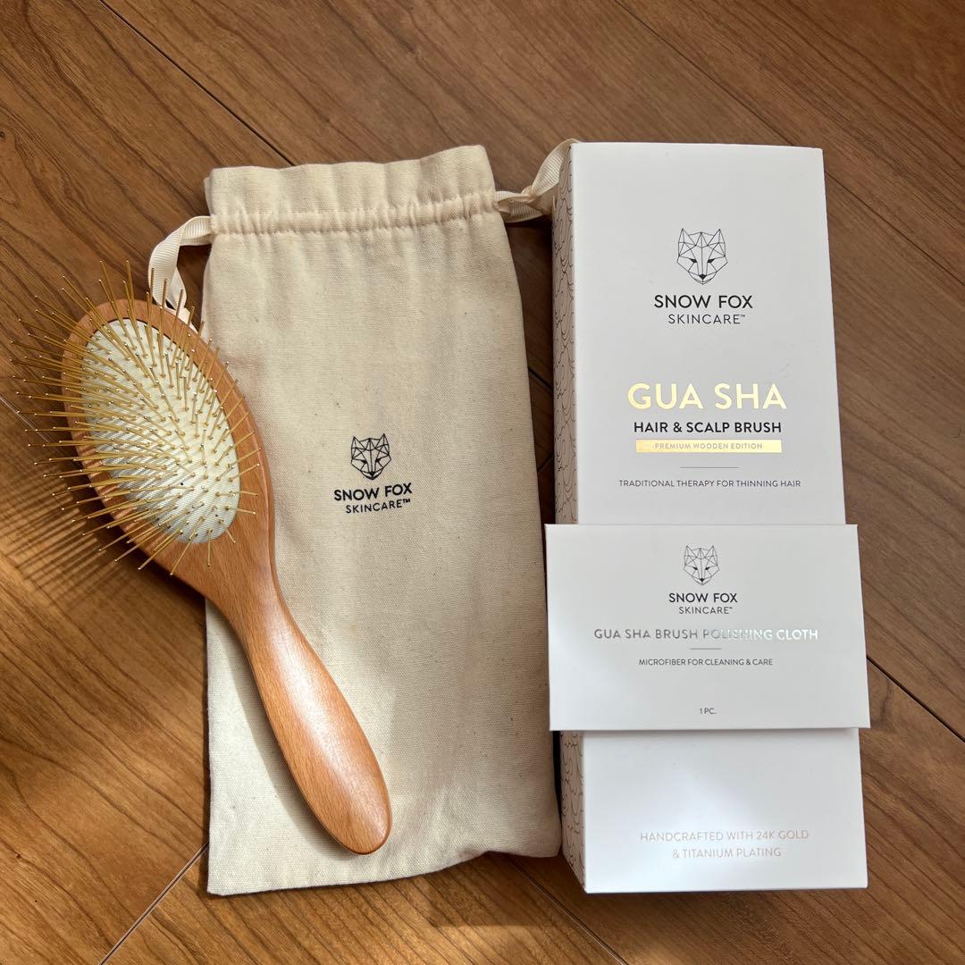 FOX GUA SHA ヘアブラシ