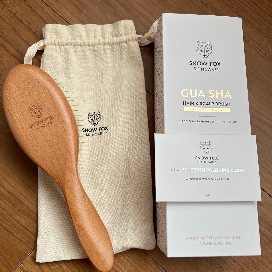  FOX GUA SHA ヘアブラシ