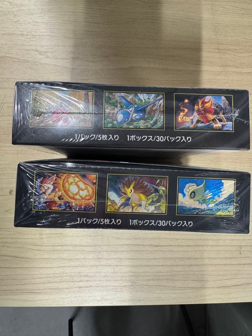 ポケモンカードゲーム メガブレイブ　メガシンフォニア シュリンク付き1BOXずつ