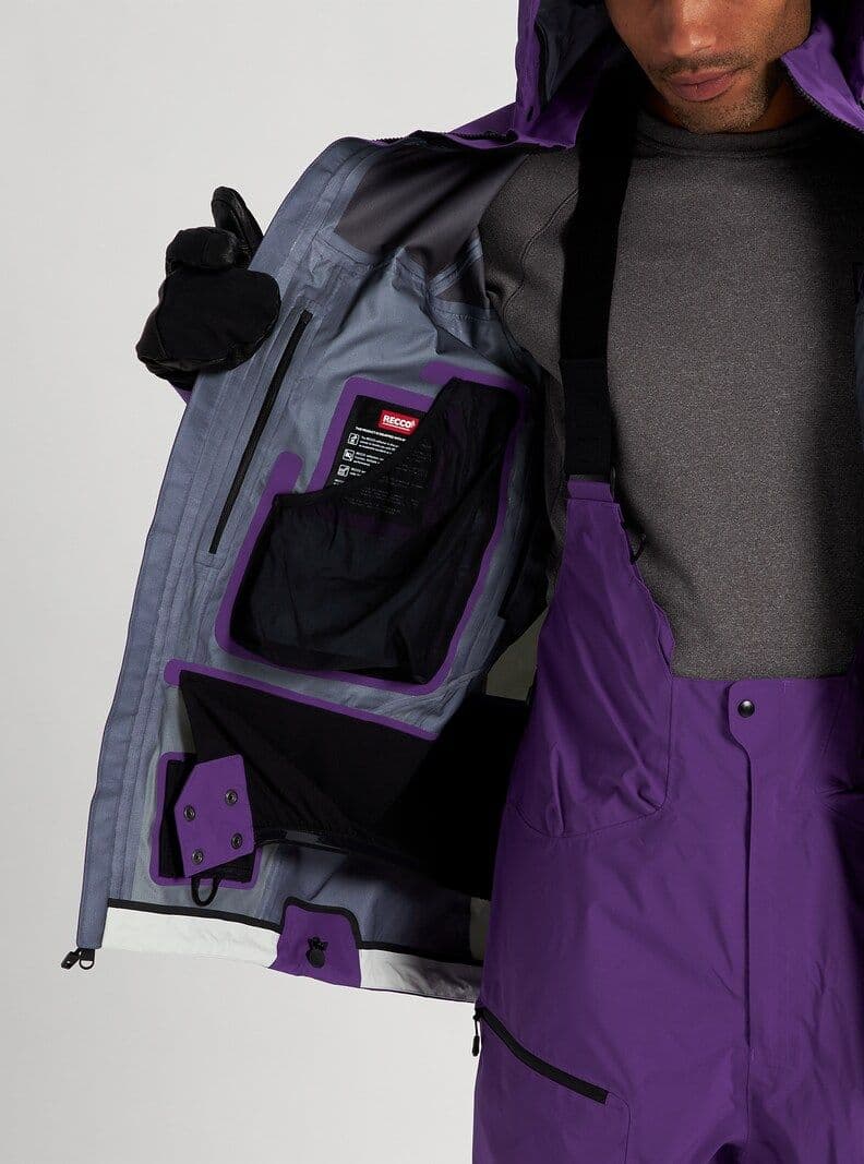 Burton ak 457 Guide ジャケット ビブパンツ 紫