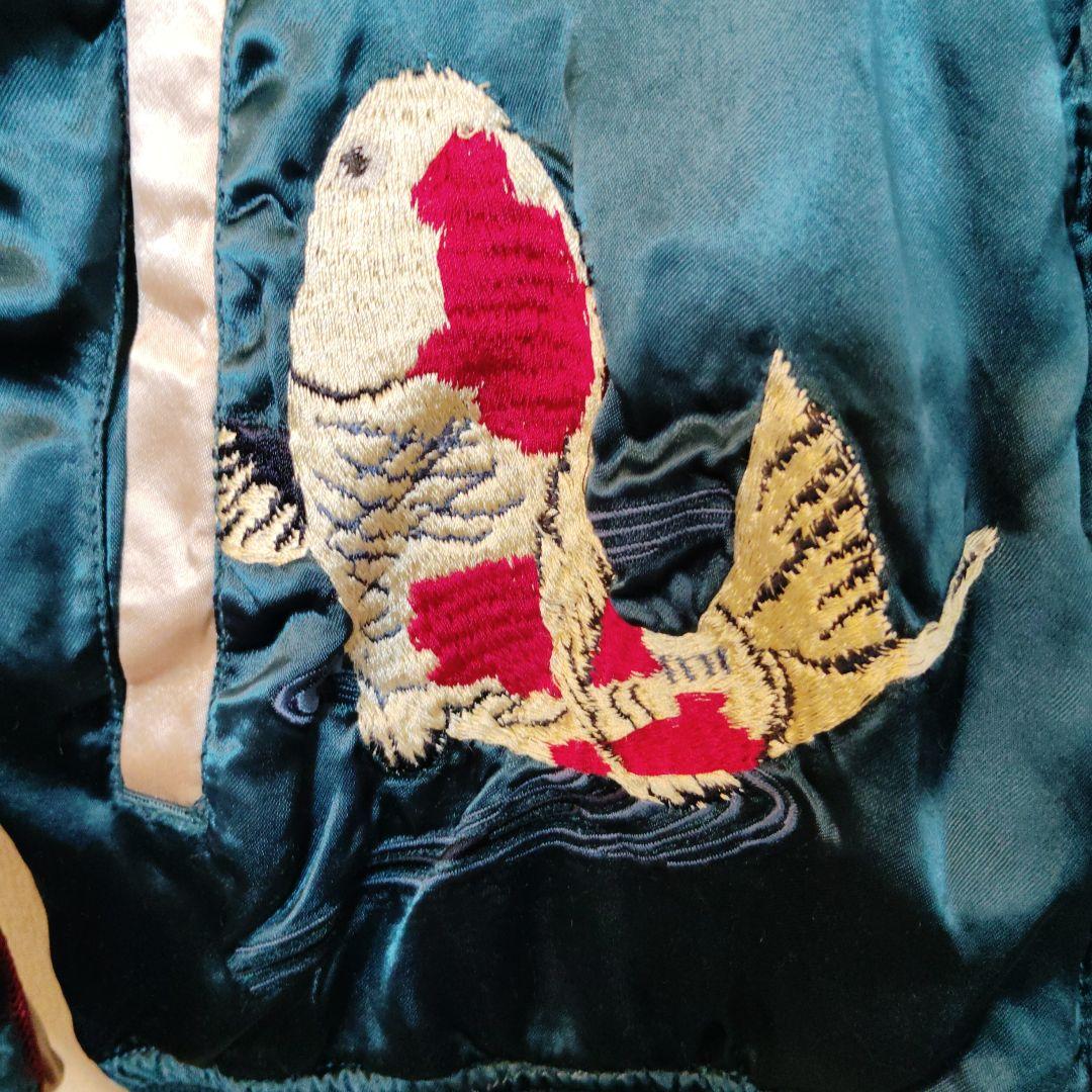 【極希少】HOUSTONヒューストン リバーシブルスカジャン刺繍 L