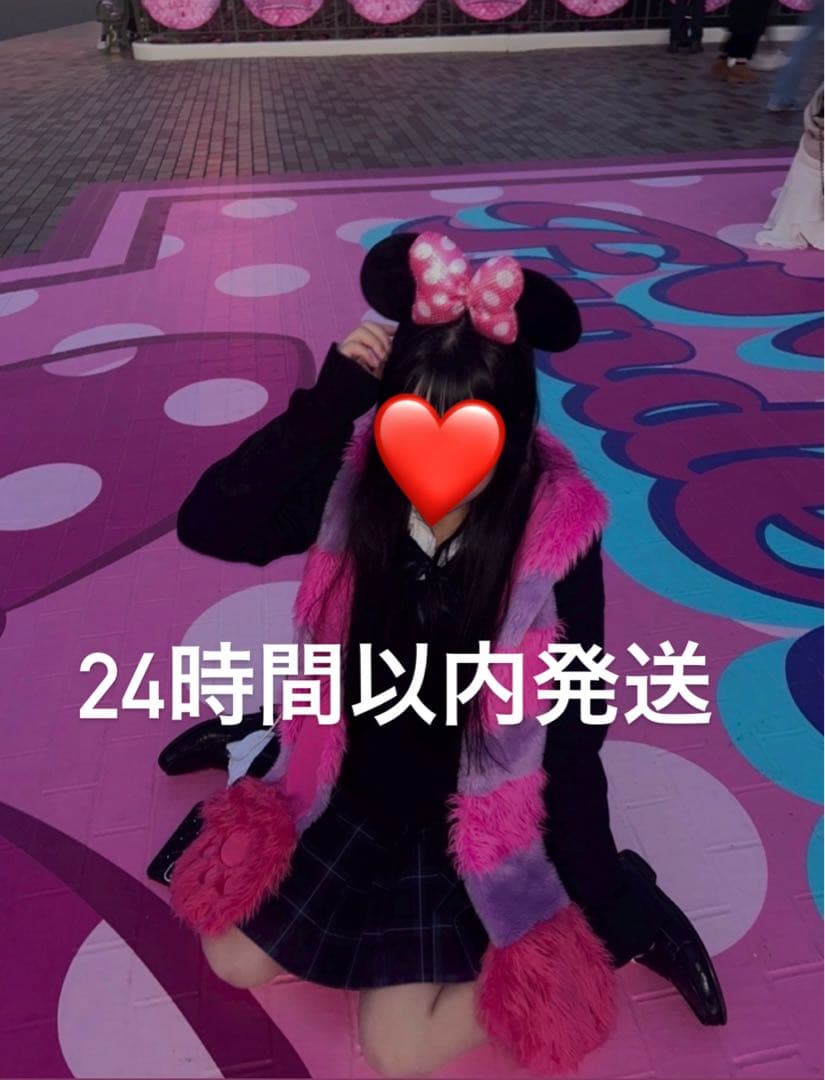 ディズニーチェシャ猫マフラーキャップ