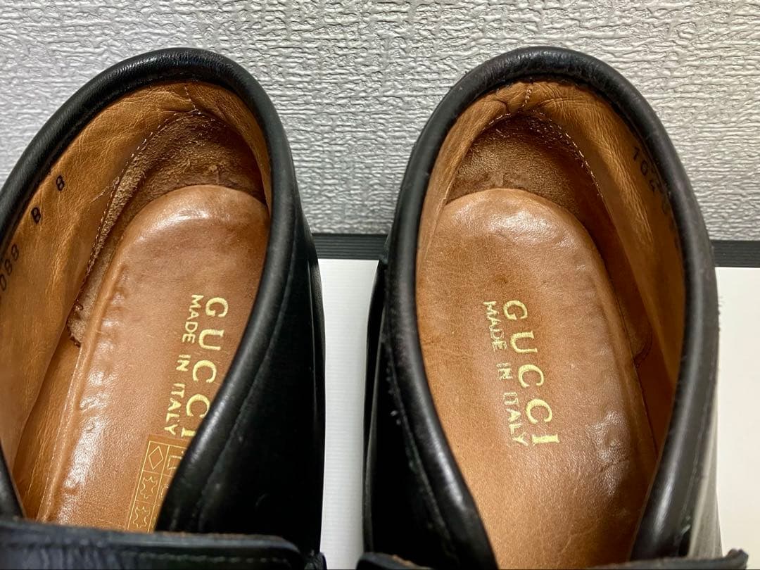 名品♪グッチ ホースビットローファー♪アンクルブーツ25㎝♪38♪US8♪