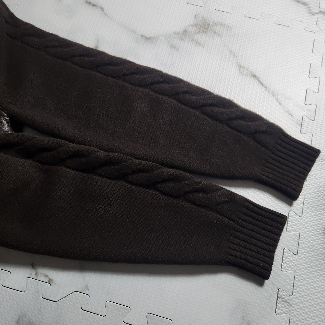 贅の極み✨ブリオーニ ドライバーズジャケット カシミヤ 鹿革 切り替え