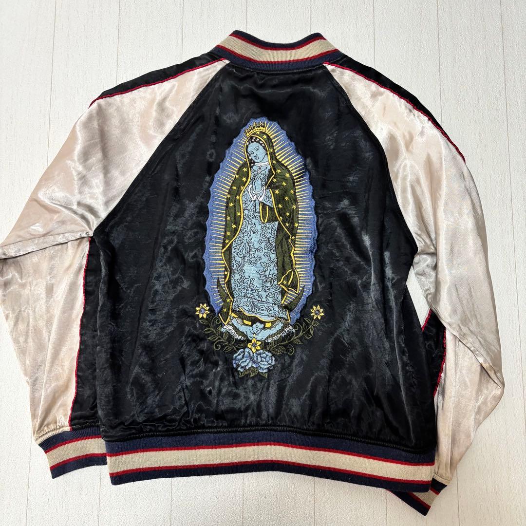 HOUSTONヒューストン スーベニアジャケット　スカジャン　リバーシブル　古着