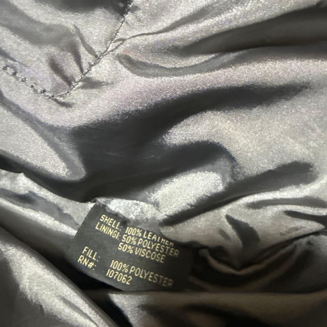 90s ARROW 本革 ショート丈 レザージャケット シングルライダース 黒