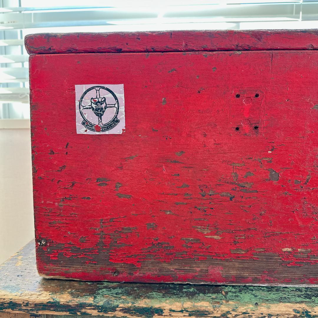 ヴィンテージの小物入れ アンティーク 工具入れ 箱 ボックス