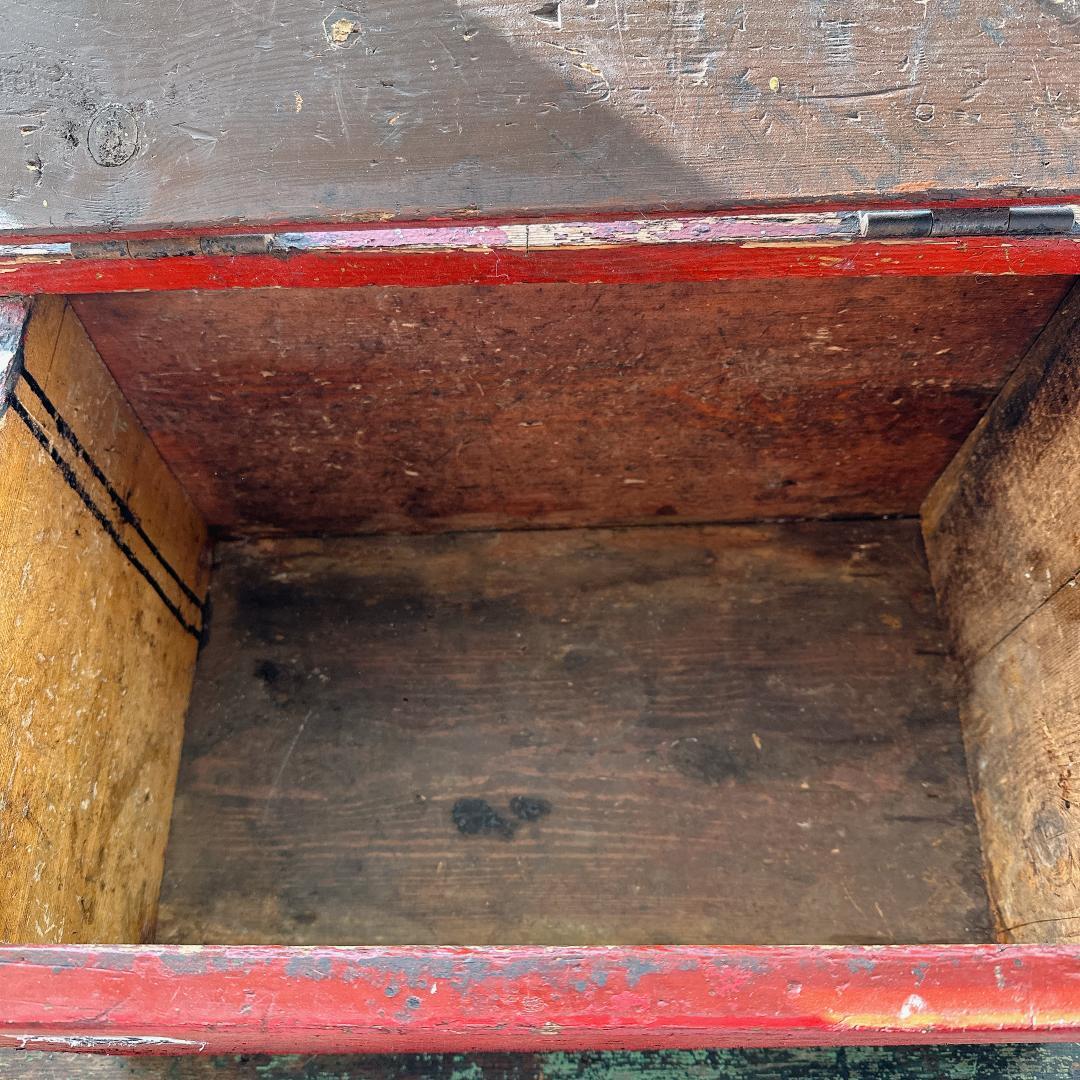 ヴィンテージの小物入れ アンティーク 工具入れ 箱 ボックス