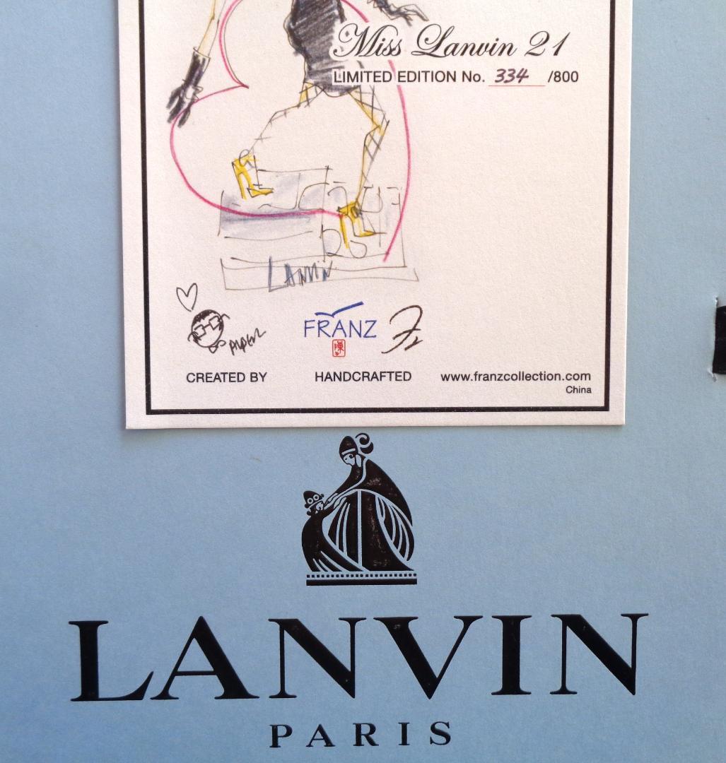 限定800体 ランバン MISS LANVIN 21 フィギュアドール 陶器人形