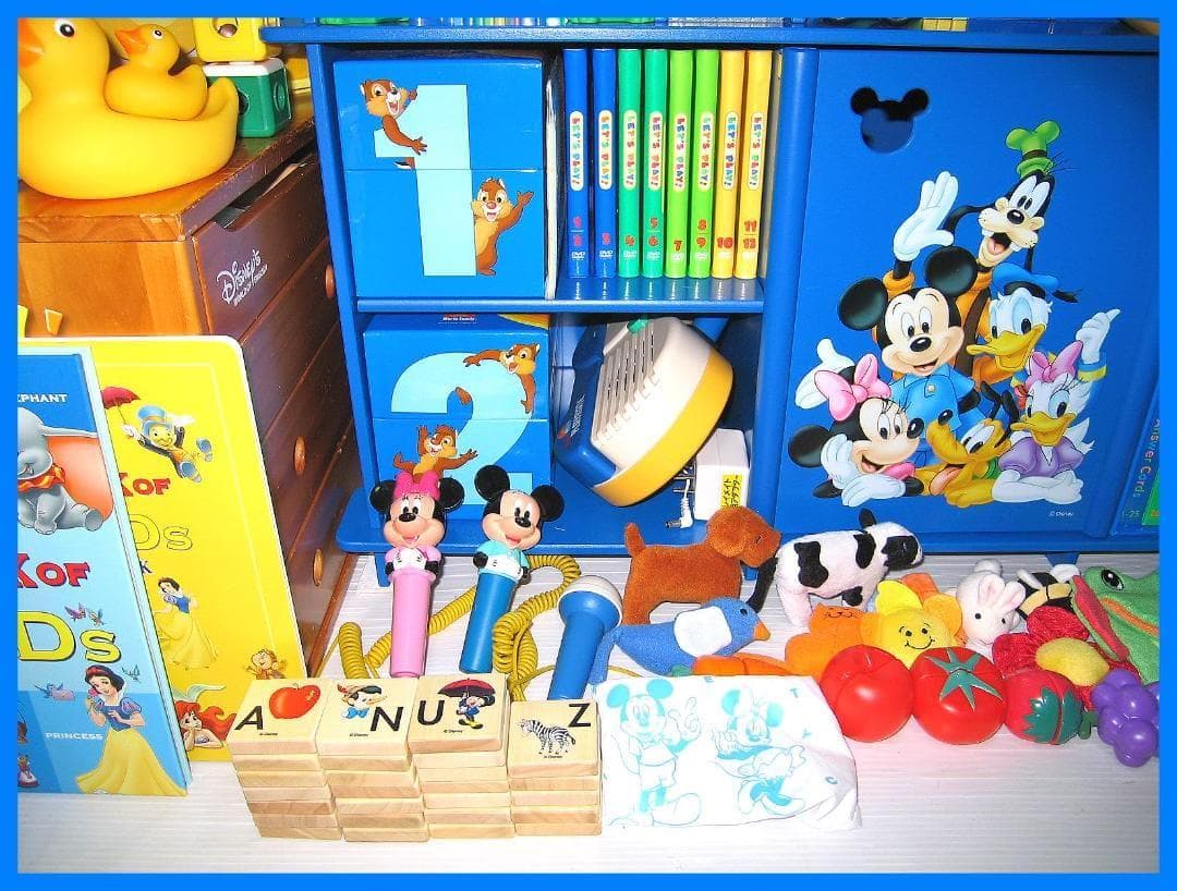 ほぼ2019年【未使用に近いセット】新子役 最上セット ディズニー英語 dwe