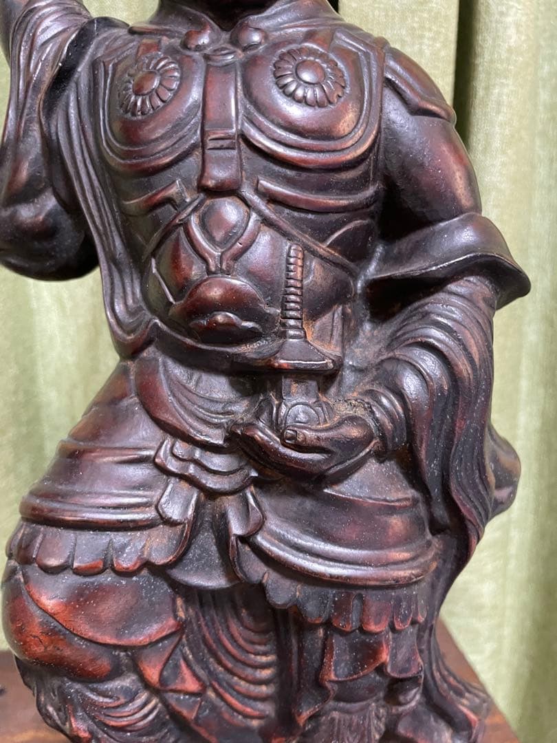 毘沙門天立像 金属製