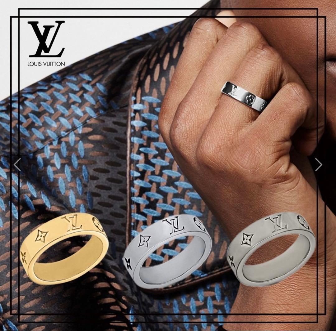 【Louis Vuitton】モザイク シン リング 18-19号