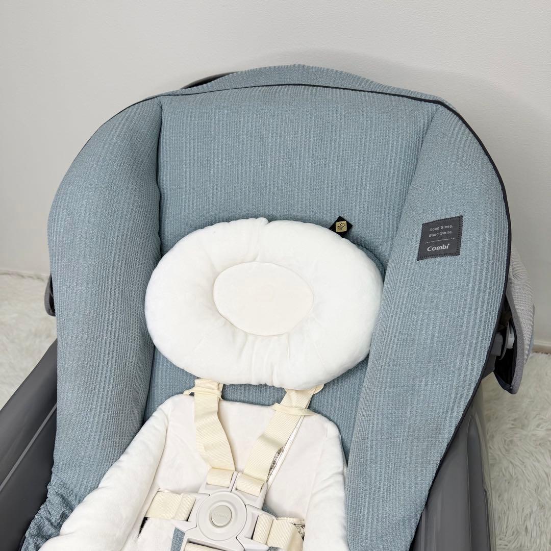 極美品 Combi ネムリラ BEDi Long ハイローチェア スリープシェル