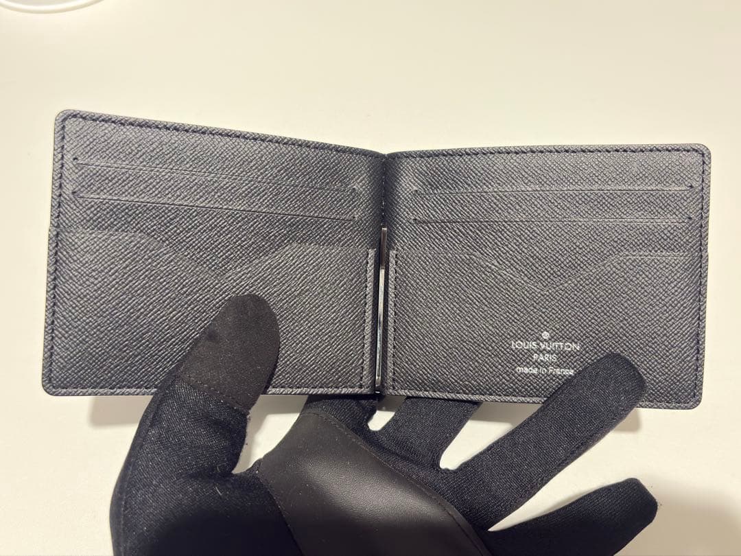 LOUIS VUITTON レザー マネークリップ