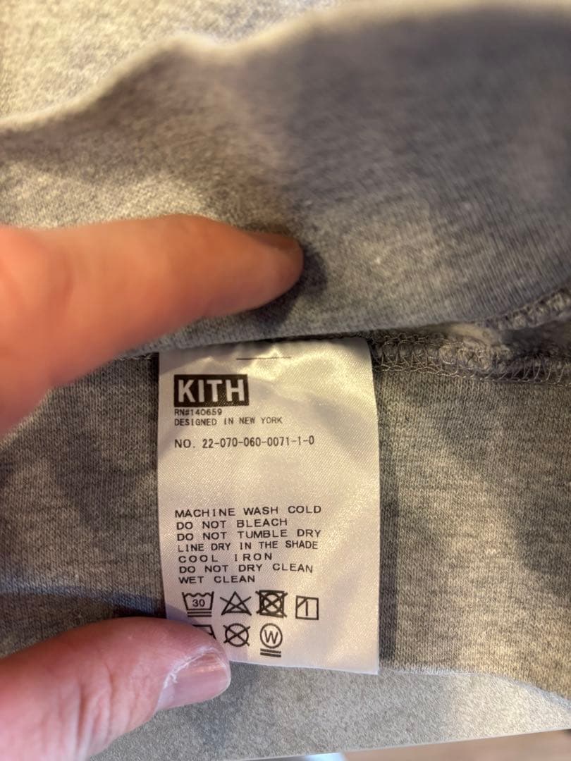 KITH ヴィンテージ　MALIBU グレー パーカー Lサイズ