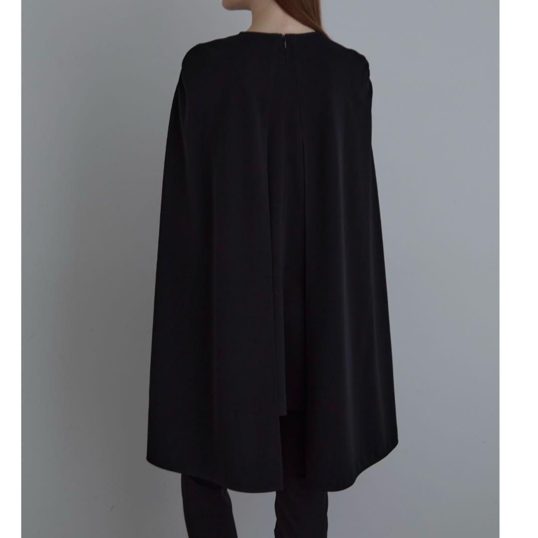 LE PHIL ルフィル ケープドレス ブラック ケープワンピース フォーマル