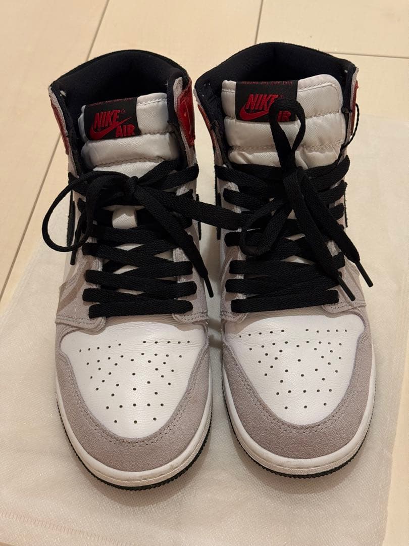 【ほぼ新品】AIR JORDAN 1 HIGH OG SMOKE GREY 25