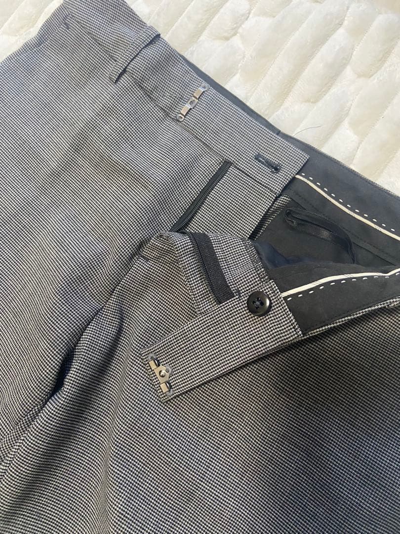 【美品】洋服の青山 n-line Precious パンツスーツ グレー