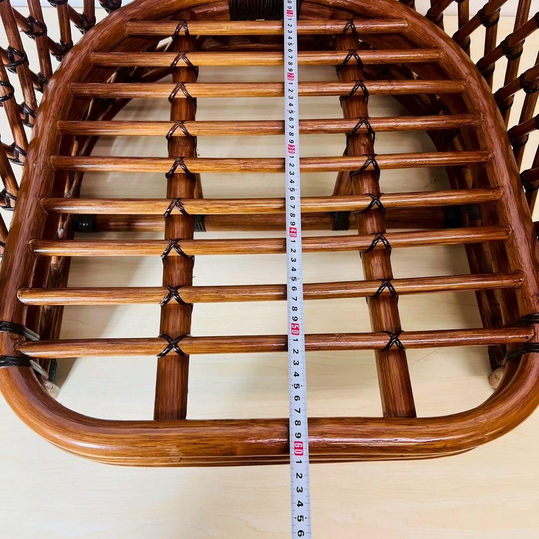 KAZAMA ラタン 籐家具 チェア フレームのみ 飾り棚 花台 インテリア