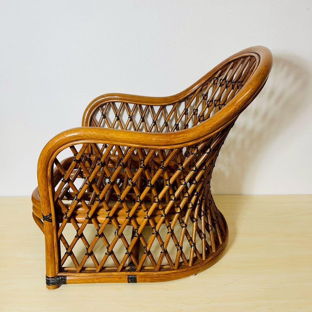 KAZAMA ラタン 籐家具 チェア フレームのみ 飾り棚 花台 インテリア