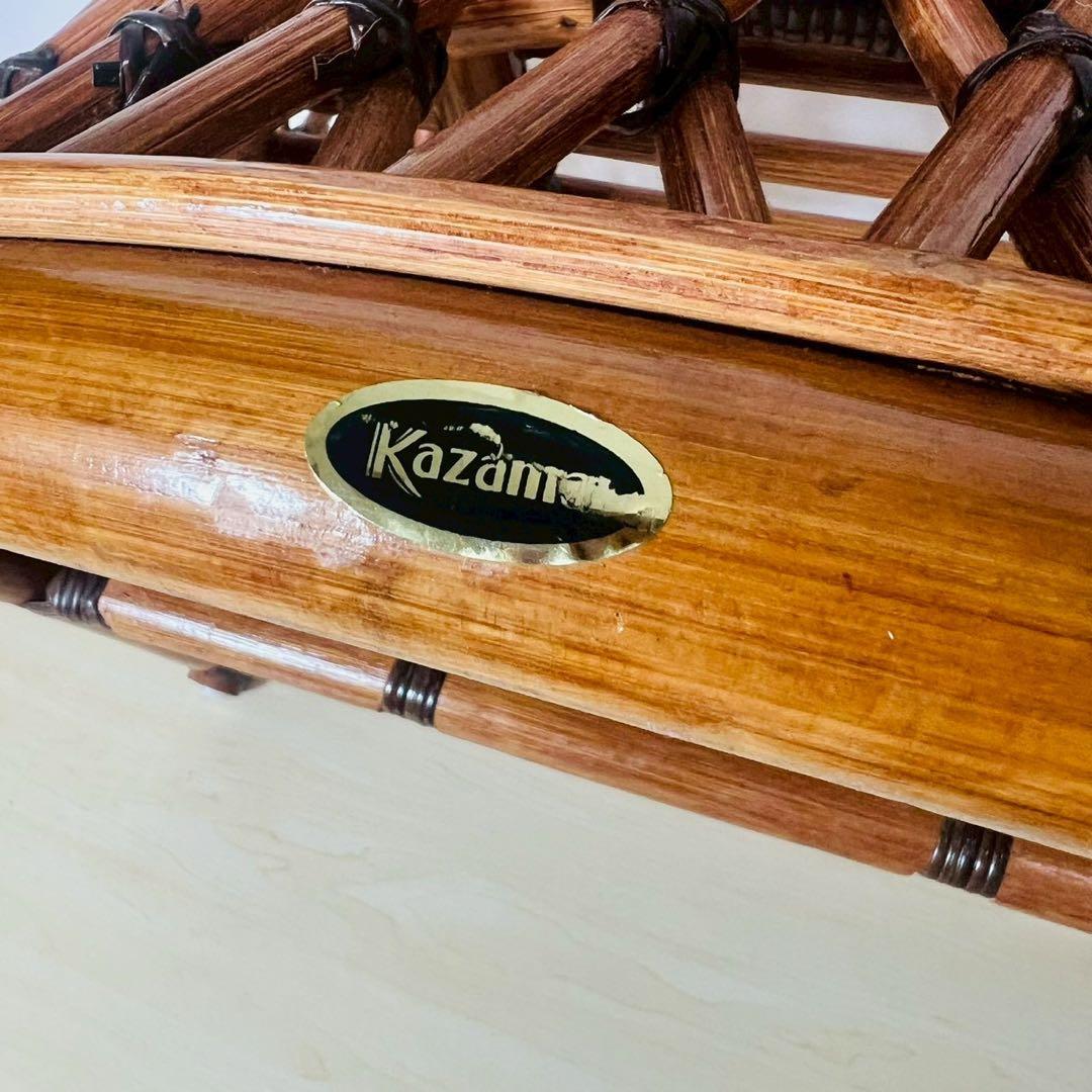 KAZAMA ラタン 籐家具 チェア フレームのみ 飾り棚 花台 インテリア