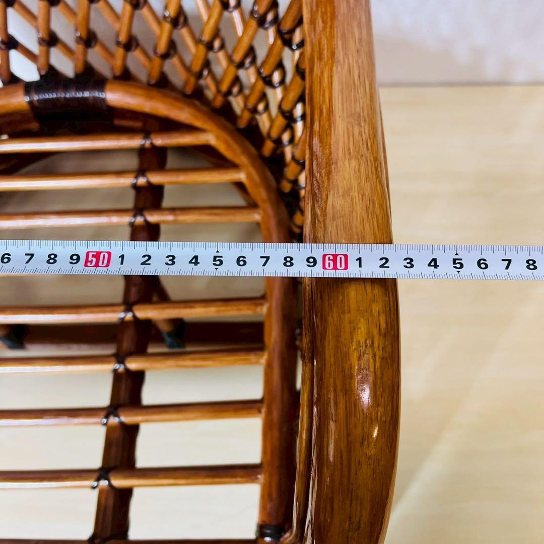 KAZAMA ラタン 籐家具 チェア フレームのみ 飾り棚 花台 インテリア