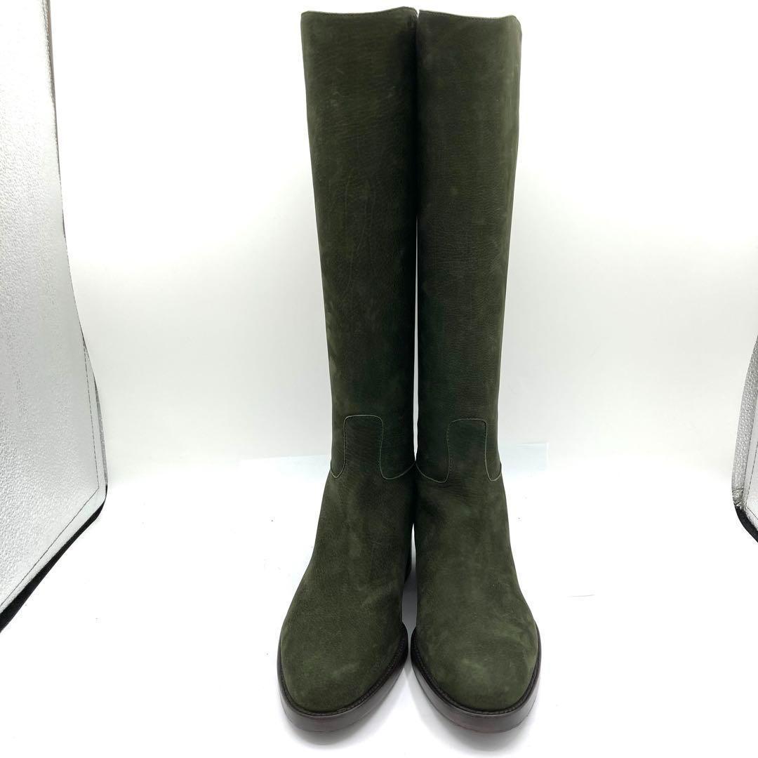 サルトル　ジョッキーブーツ　ロングブーツ　35 シングルベルト　バックジップ