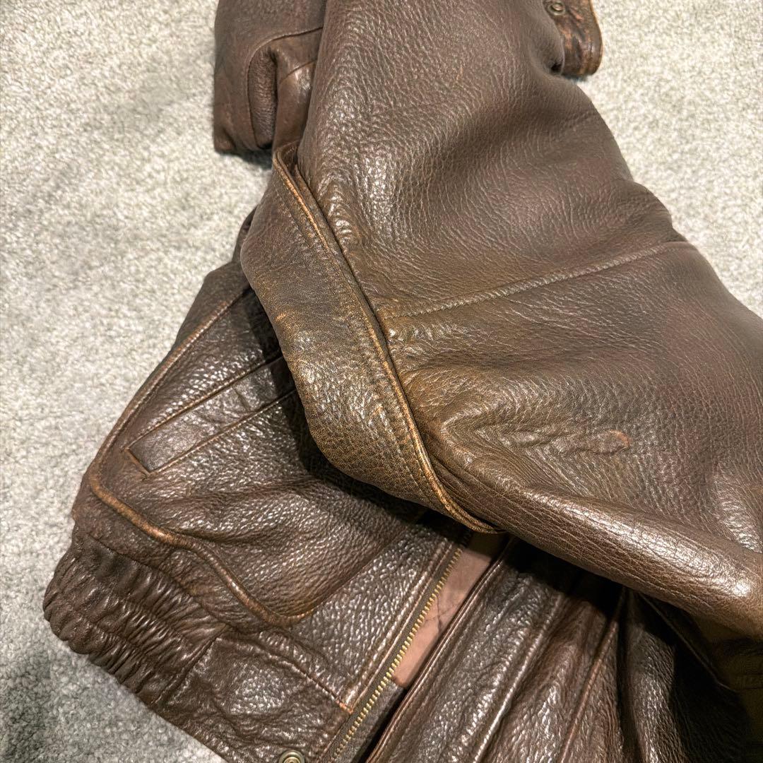 希少　80s OLD UNIQLO レザージャケット M