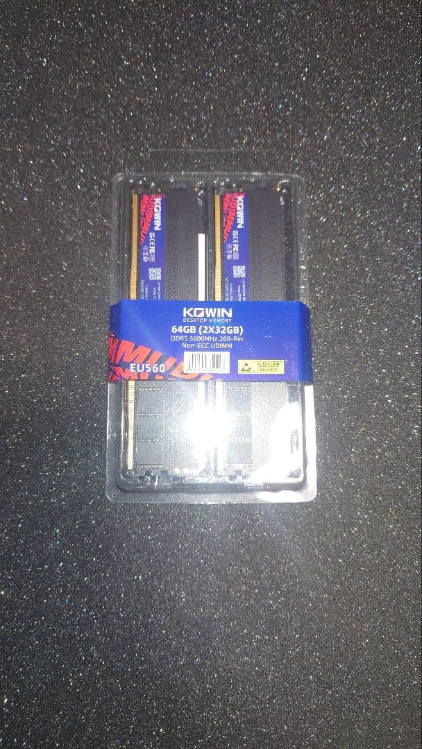 KOWIN DDR5-5600 micronチップ 32GBx2 64GB