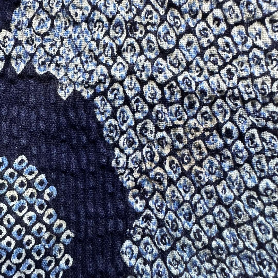 昭和ビンテージ　高級　浴衣反物　絞り染　牢堅染色