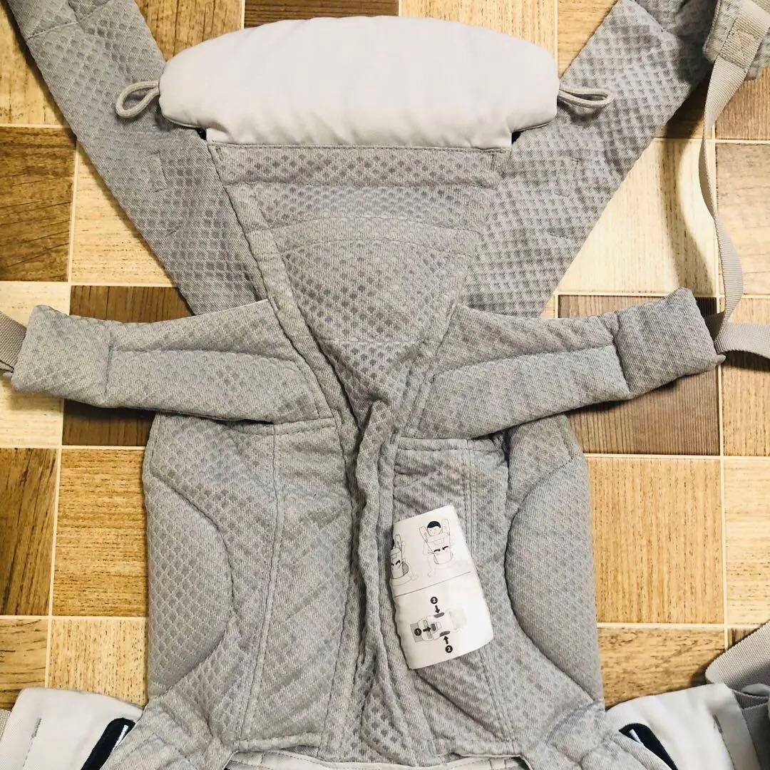【美品】エルゴベビー　オムニブリーズ 抱っこ紐 OMNI BREEZE グレー