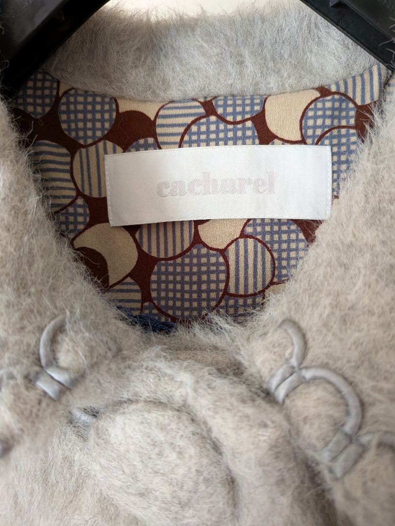 cacharel 薄グレーシャギーコート