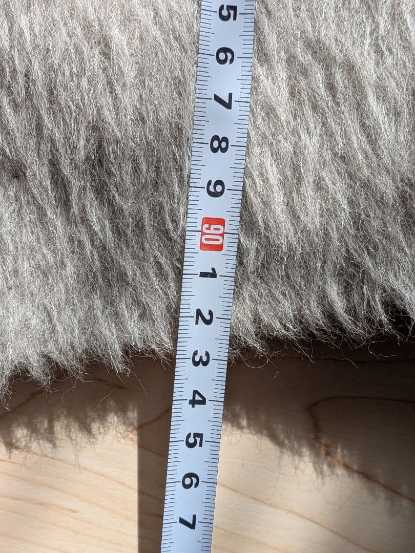 cacharel 薄グレーシャギーコート