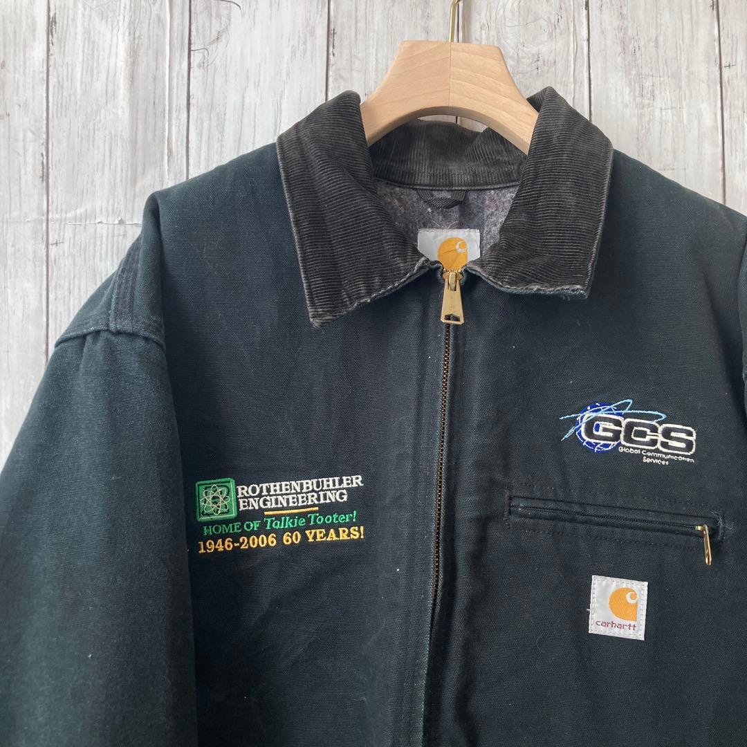 Z*W様 CARHARTTカーハートジップアップデトロイトジャケット　黒L相当ア