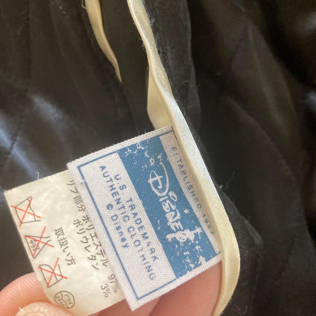 ミッキーマウス ドラゴン刺繍 別珍 ベルベットスカジャン らリバーシブル