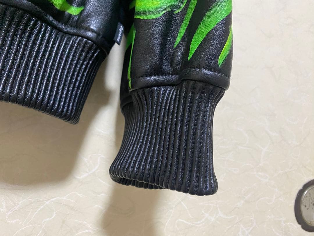 ジャケット・アウター Supreme Skull Pile Leather Bomber Jacket