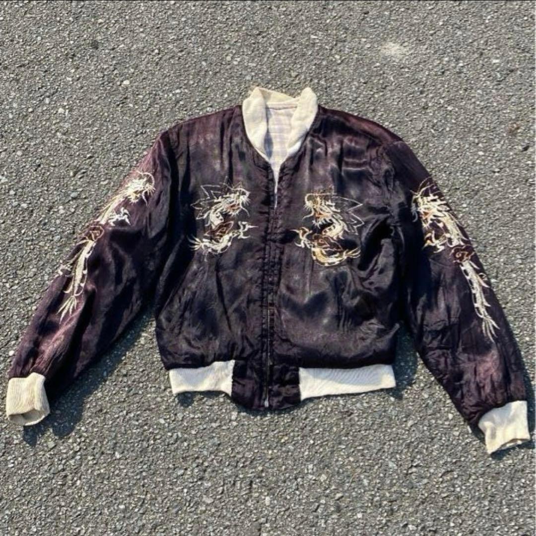 【vintage】50s コリジャン スカジャン 龍