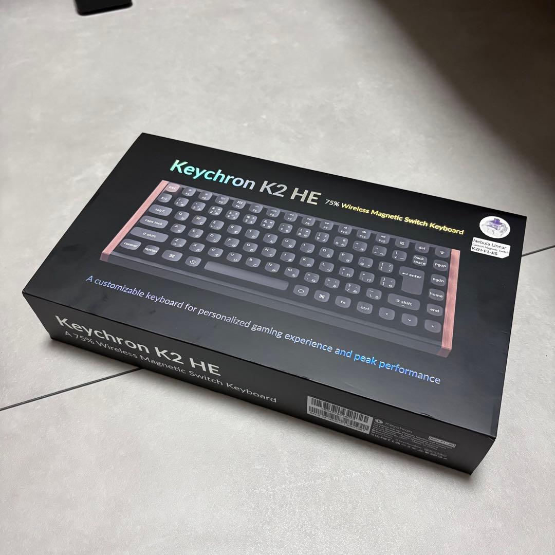 Keychron K2 HE 75%ワイヤレス カスタムキーボード JIS