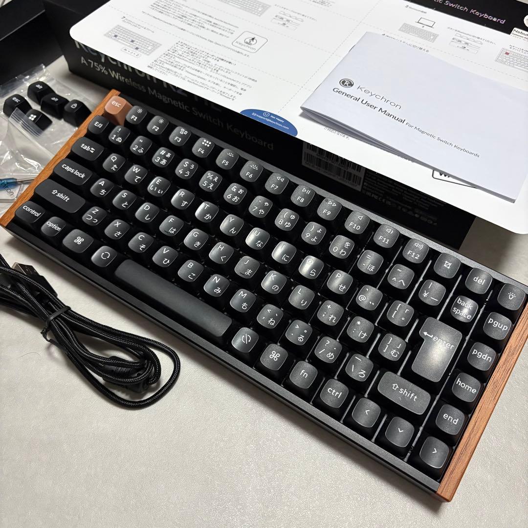 Keychron K2 HE 75%ワイヤレス カスタムキーボード JIS