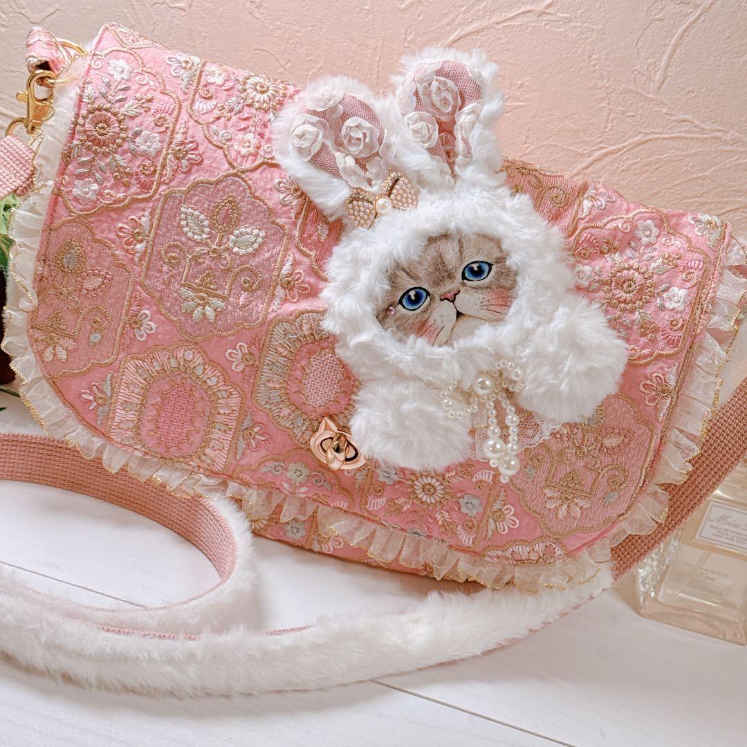 ☆*☆様 コヤンイサムチョン♡新作1点のみうさぎルミちゃんのインド刺繍ショルダー