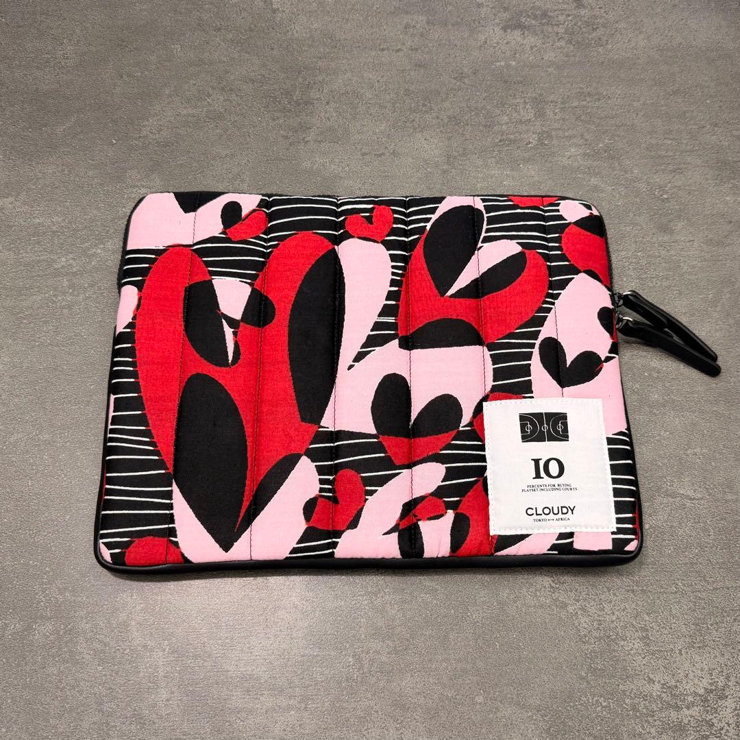 cloudy PCケース ガジェットケース　ハート柄